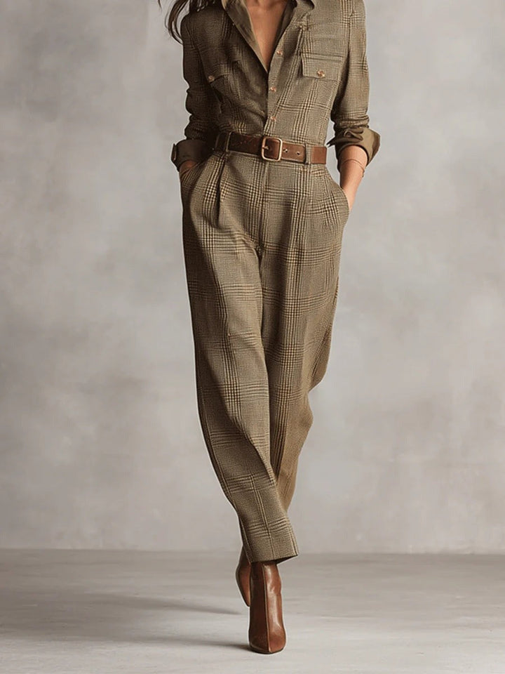 Ensemble Élégante Chic Marine