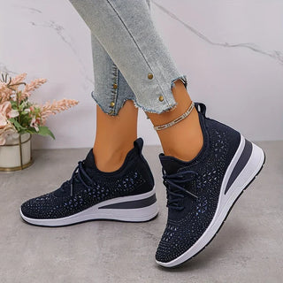 Jade | Sneakers Slip-On Élastiques Brillantes