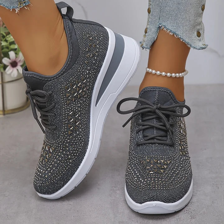 Jade | Sneakers Slip-On Élastiques Brillantes
