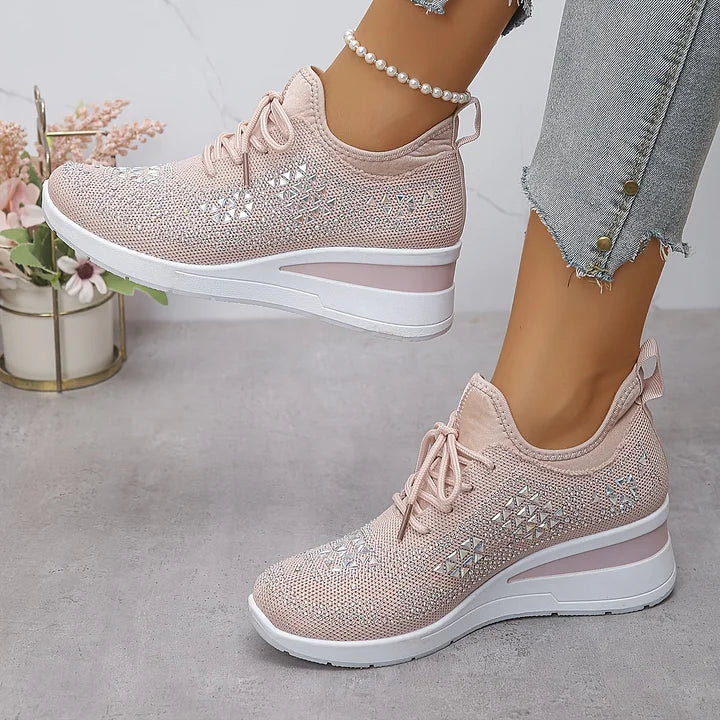 Jade | Sneakers Slip-On Élastiques Brillantes
