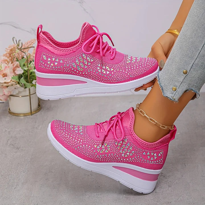 Jade | Sneakers Slip-On Élastiques Brillantes