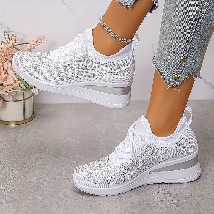 Jade | Sneakers Slip-On Élastiques Brillantes