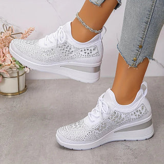 Jade | Sneakers Slip-On Élastiques Brillantes