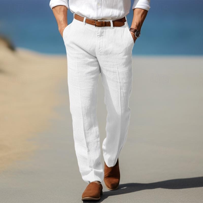 PANTALON HOMME LUXE EN LIN PREMIUM