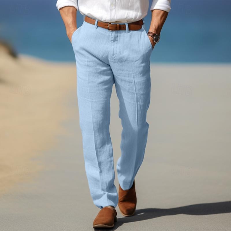 PANTALON HOMME LUXE EN LIN PREMIUM
