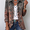 Flavie | Veste Vintage Dégradée Texturée à Volants