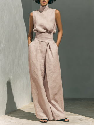 Ensemble Large en Lin Élégant Ariana