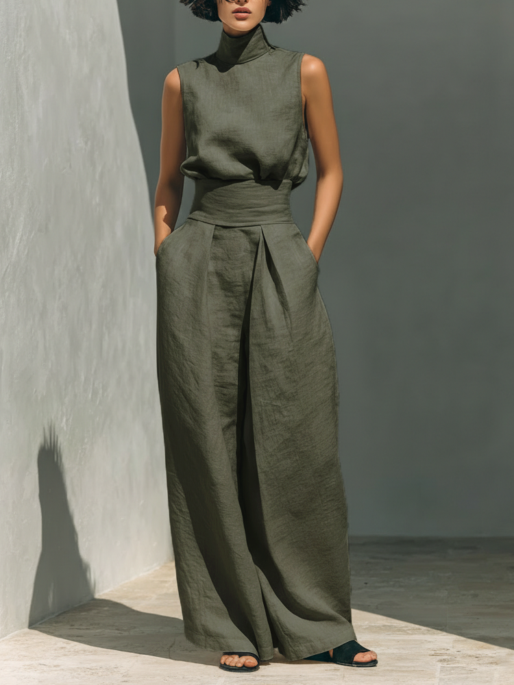 Ensemble Large en Lin Élégant Ariana