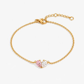 BRACELET DUO AVEC PIERRES DE NAISSANCE