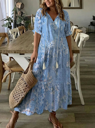 Céleste | Robe Bohème à Couverture du Ventre