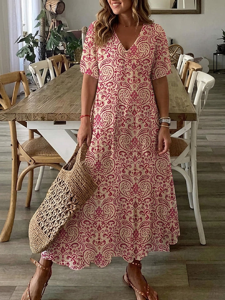 Céleste | Robe Bohème à Couverture du Ventre