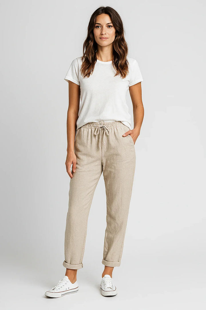 Pantalon élégant coton